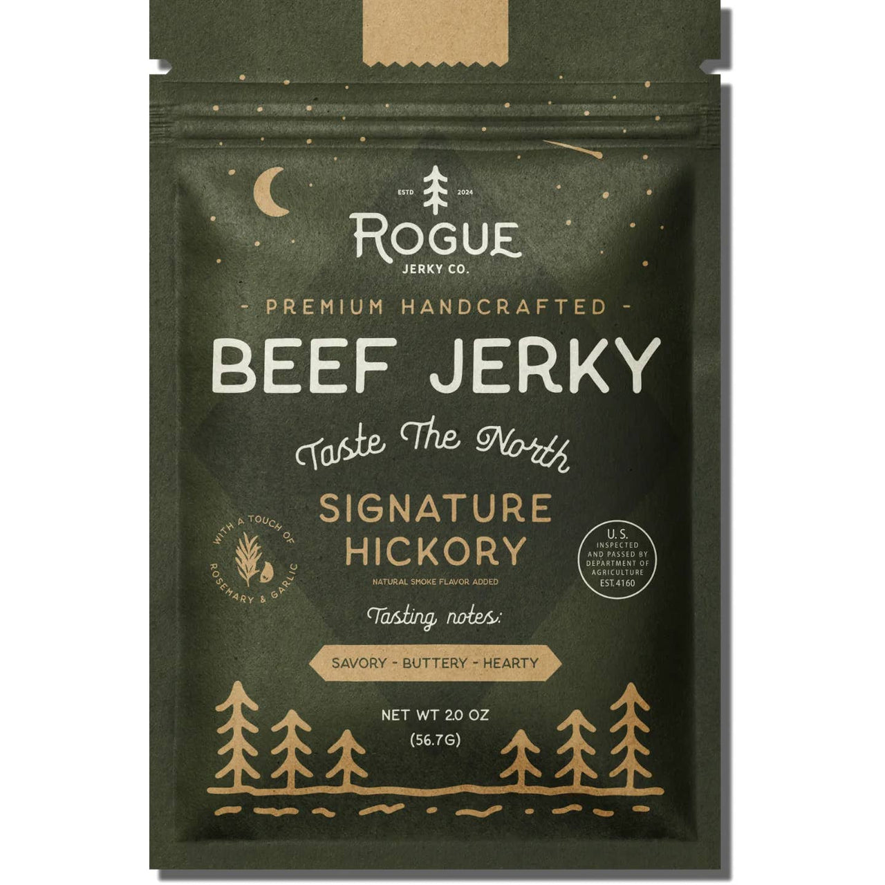 PNW Signature Hickory Beef Jerky - Pac Nor Westy - 