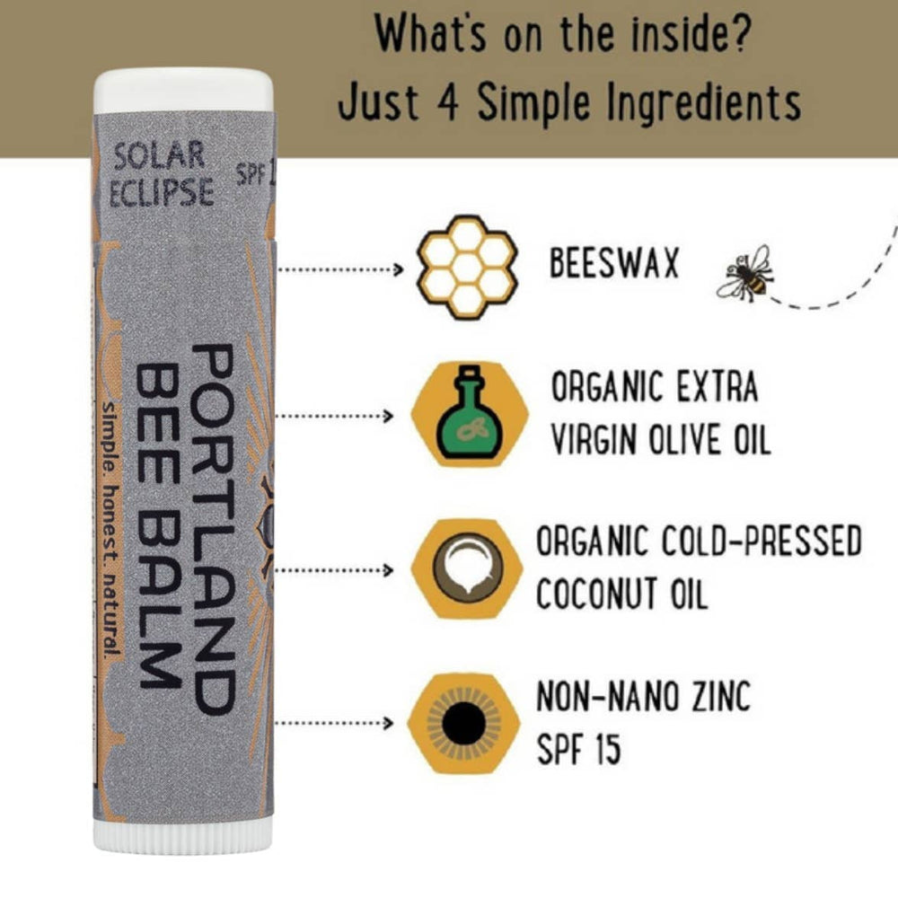 PNW Solar Eclipse SPF 15 Lip Balm - Portland Bee Co. - Pac Nor Westy - 