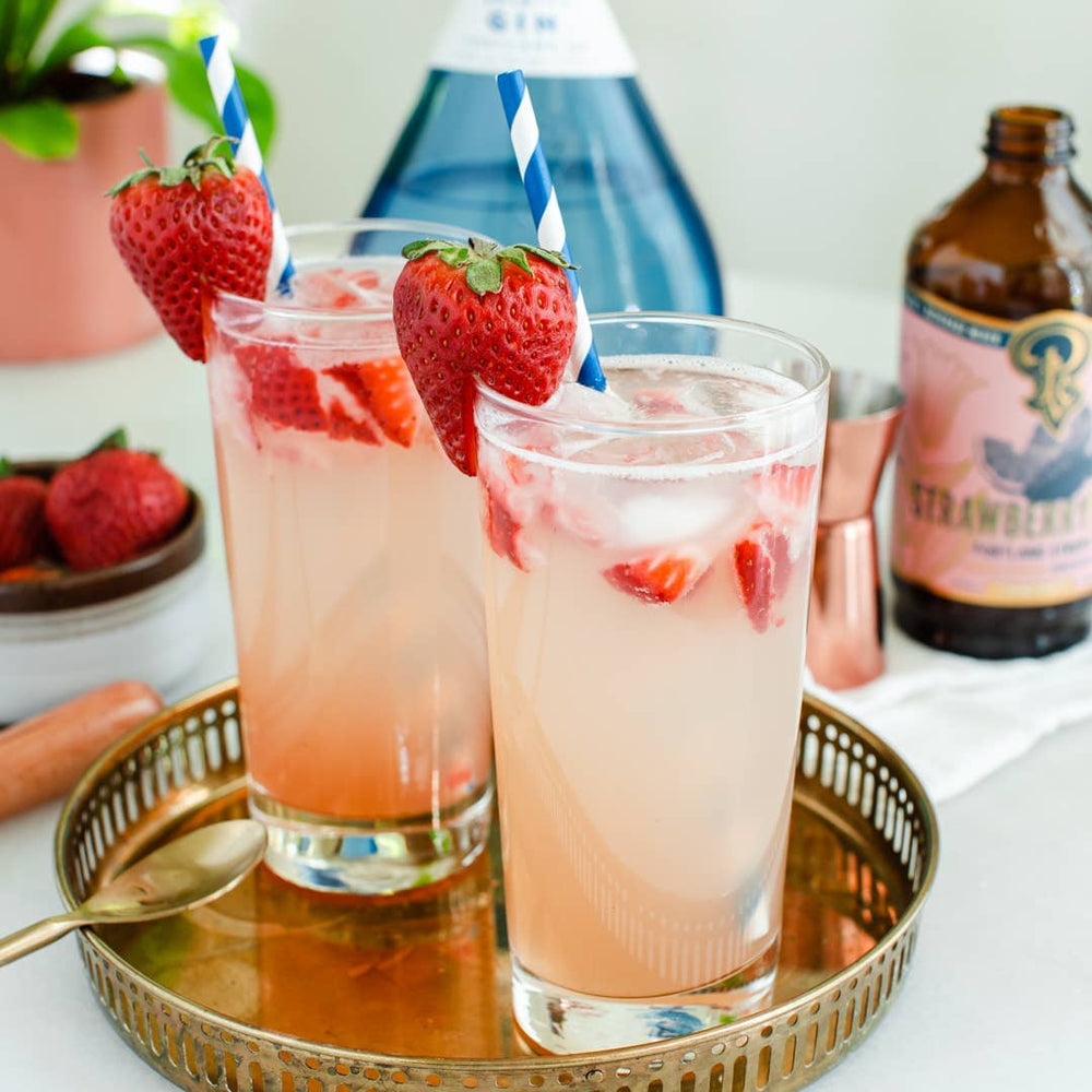 PNW Strawberry Lemon Lime Syrup - 12 oz - Pac Nor Westy - 