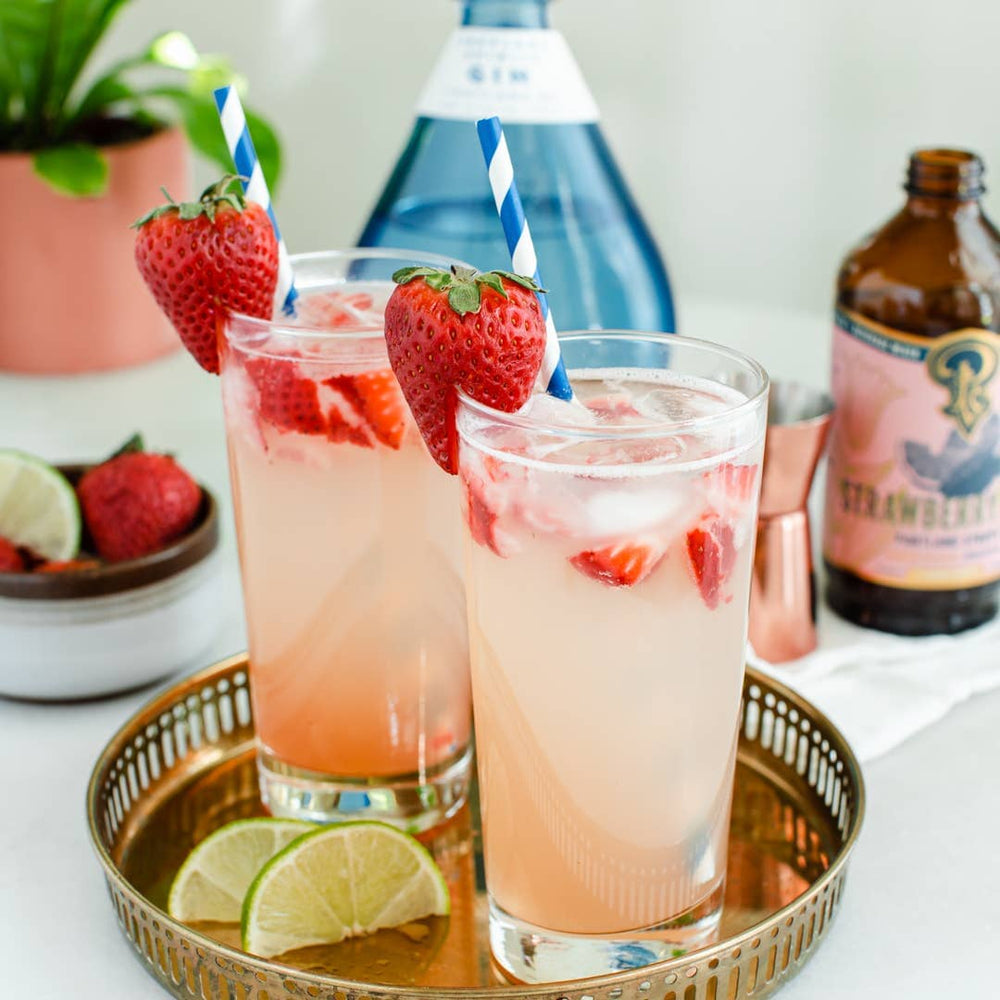 PNW Strawberry Lemon Lime Syrup - 3.4 oz - Pac Nor Westy - 