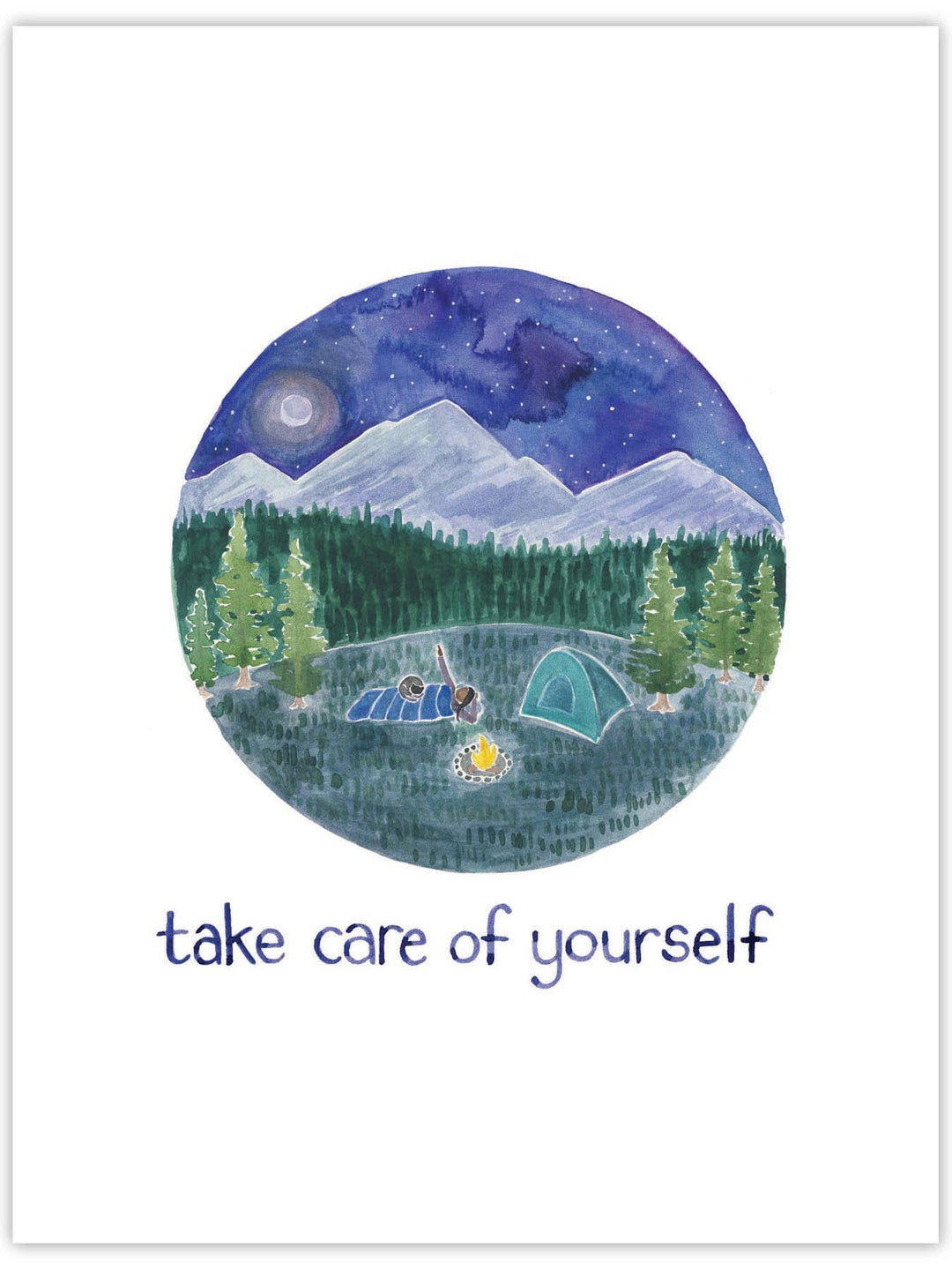 PNW Take Care of Yourself - Get Well Card - Pac Nor Westy - 