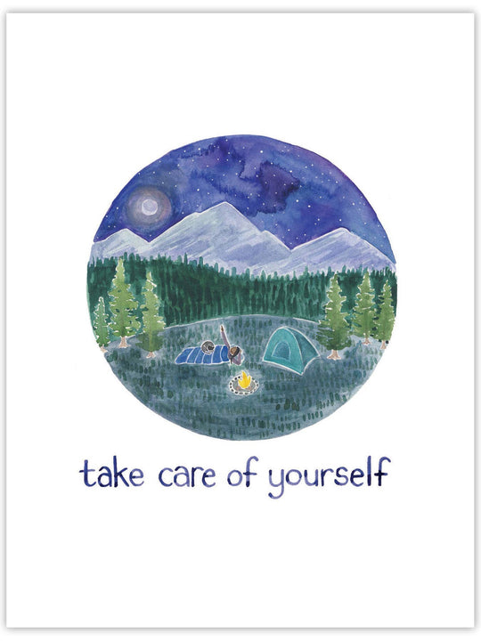 PNW Take Care of Yourself - Get Well Card - Pac Nor Westy - 