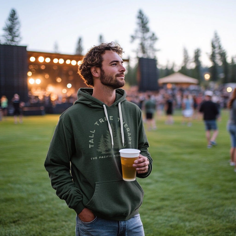 PNW Tall Tree Therapy Hoodie - Pac Nor Westy - 