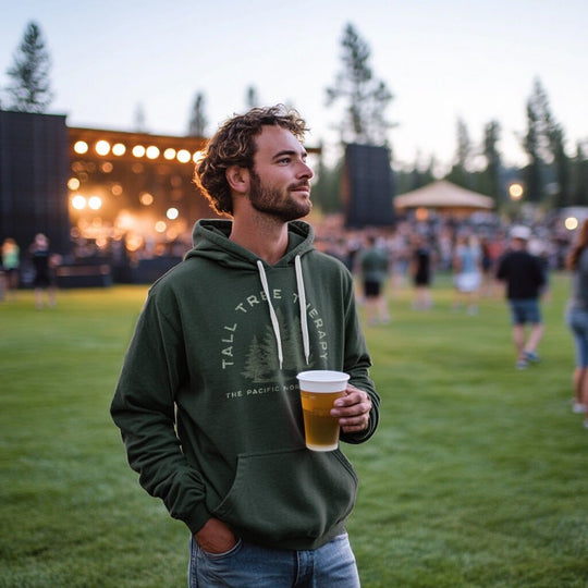 PNW Tall Tree Therapy Hoodie - Pac Nor Westy - 