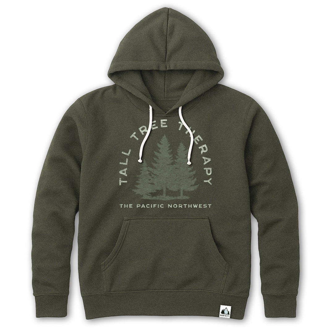 PNW Tall Tree Therapy Hoodie - Pac Nor Westy - 