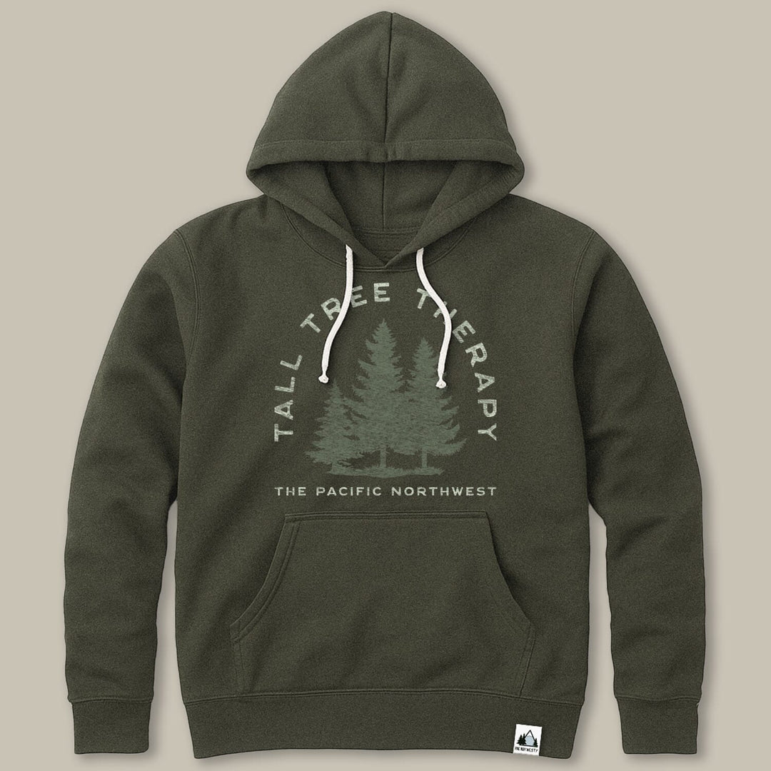 PNW Tall Tree Therapy Hoodie - Pac Nor Westy - 