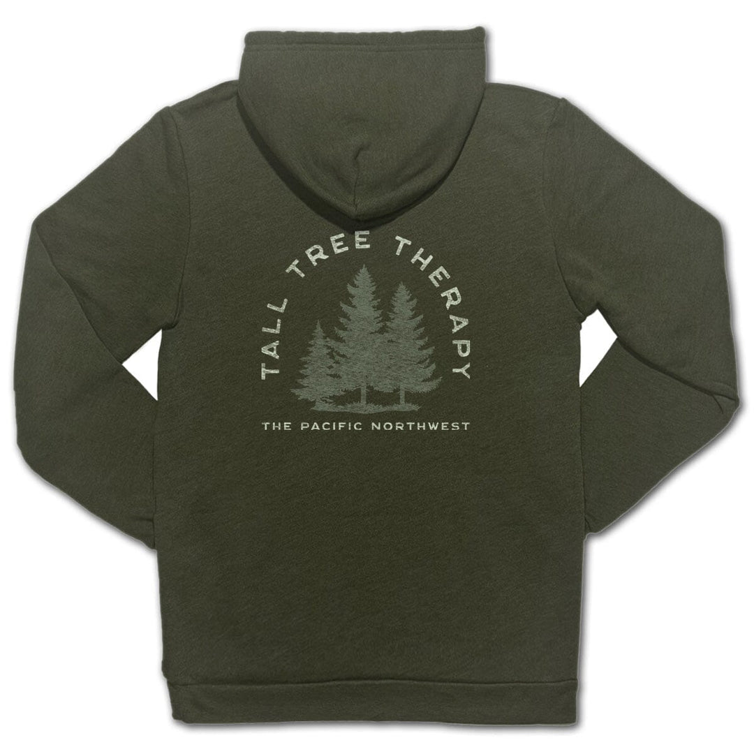 PNW Tall Tree Therapy Zip Hoodie - Pac Nor Westy - 