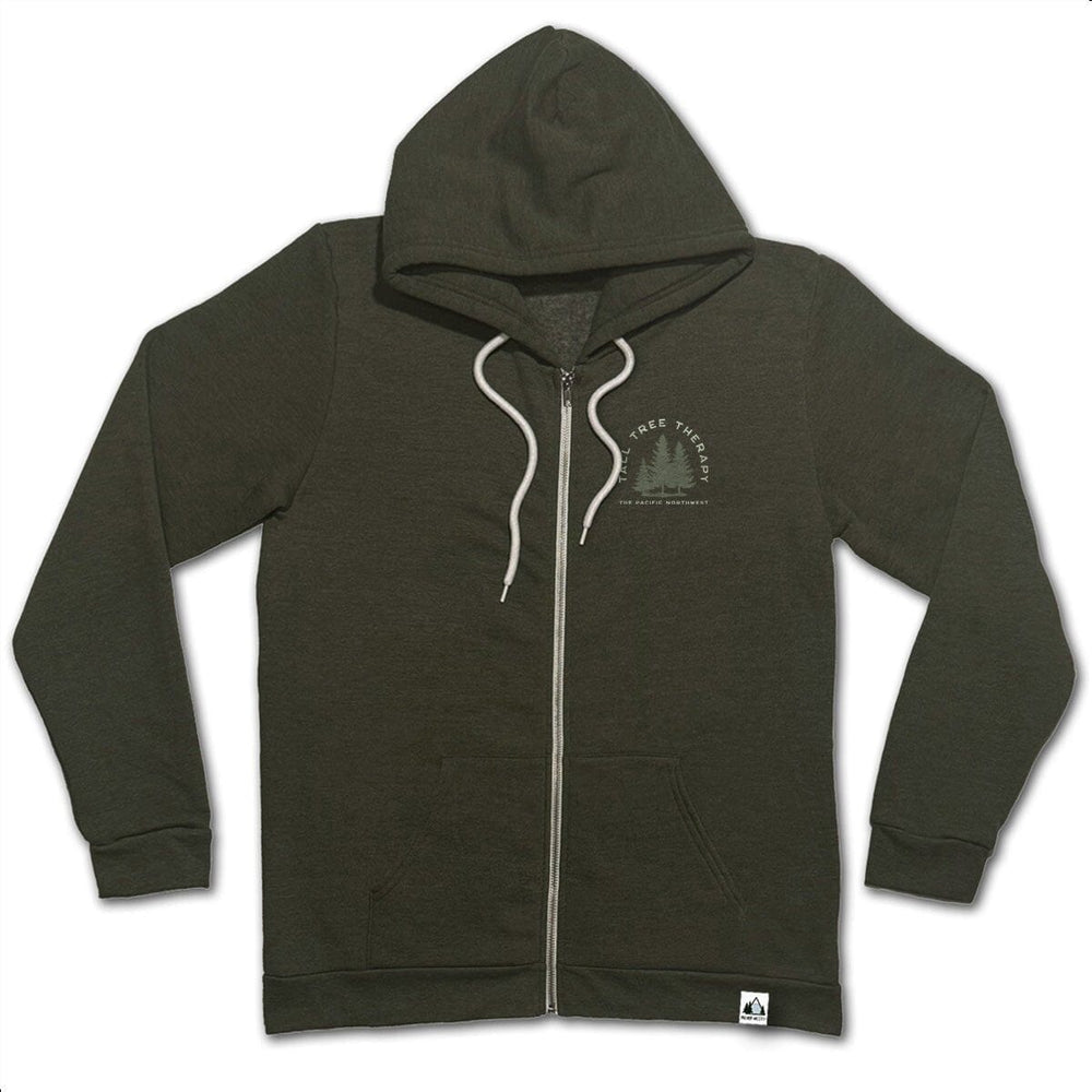 PNW Tall Tree Therapy Zip Hoodie - Pac Nor Westy - 