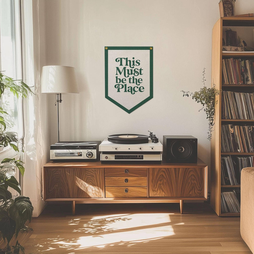 PNW This Must Be The Place Felt Camp Flag - Pac Nor Westy - 