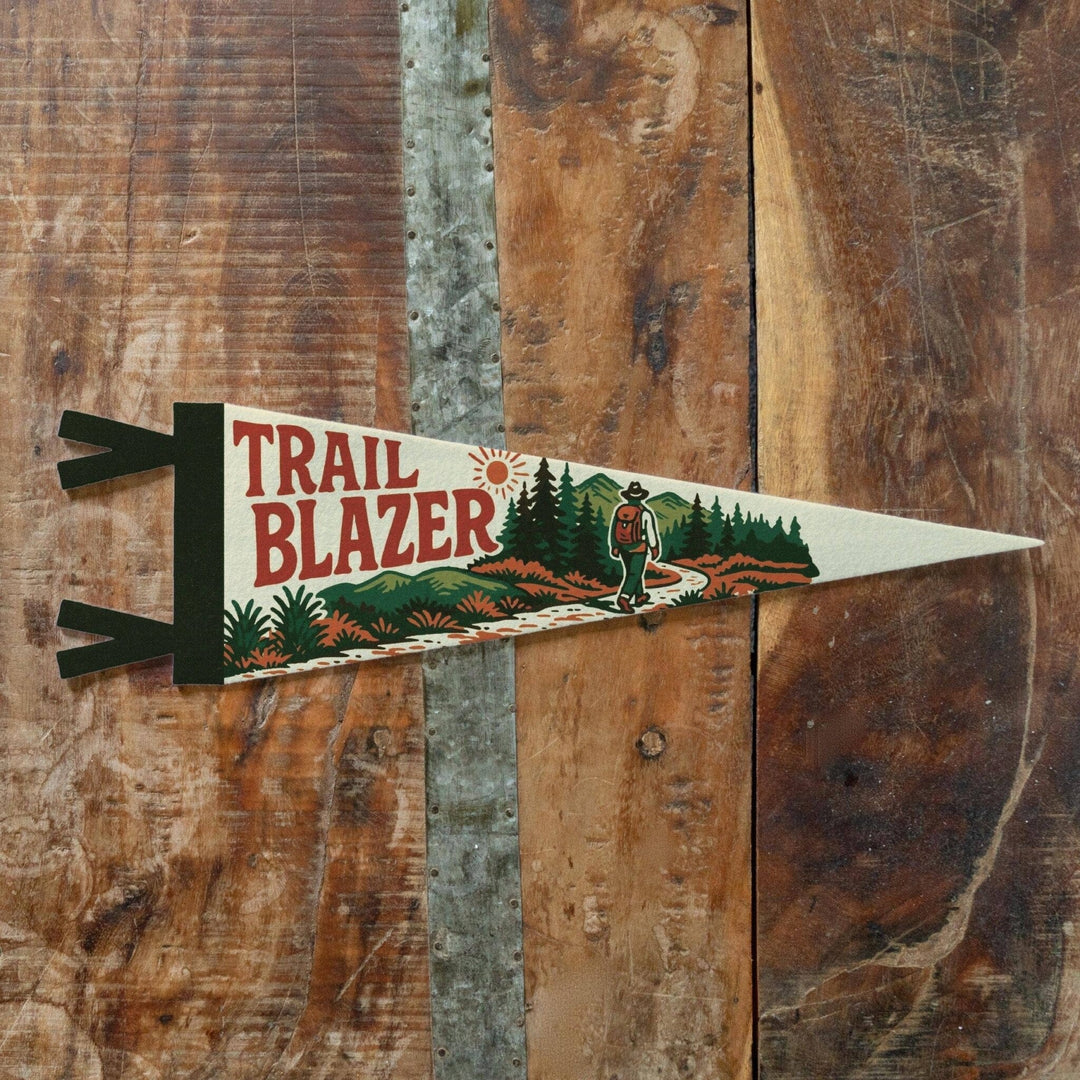 PNW Trail Blazer Felt Pennant - Pac Nor Westy - 