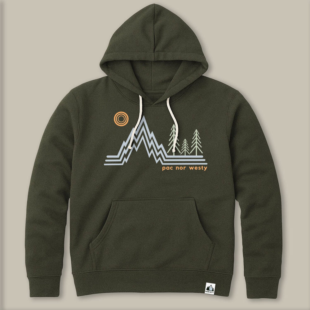 PNW Tree Line Hoodie - Pac Nor Westy - 