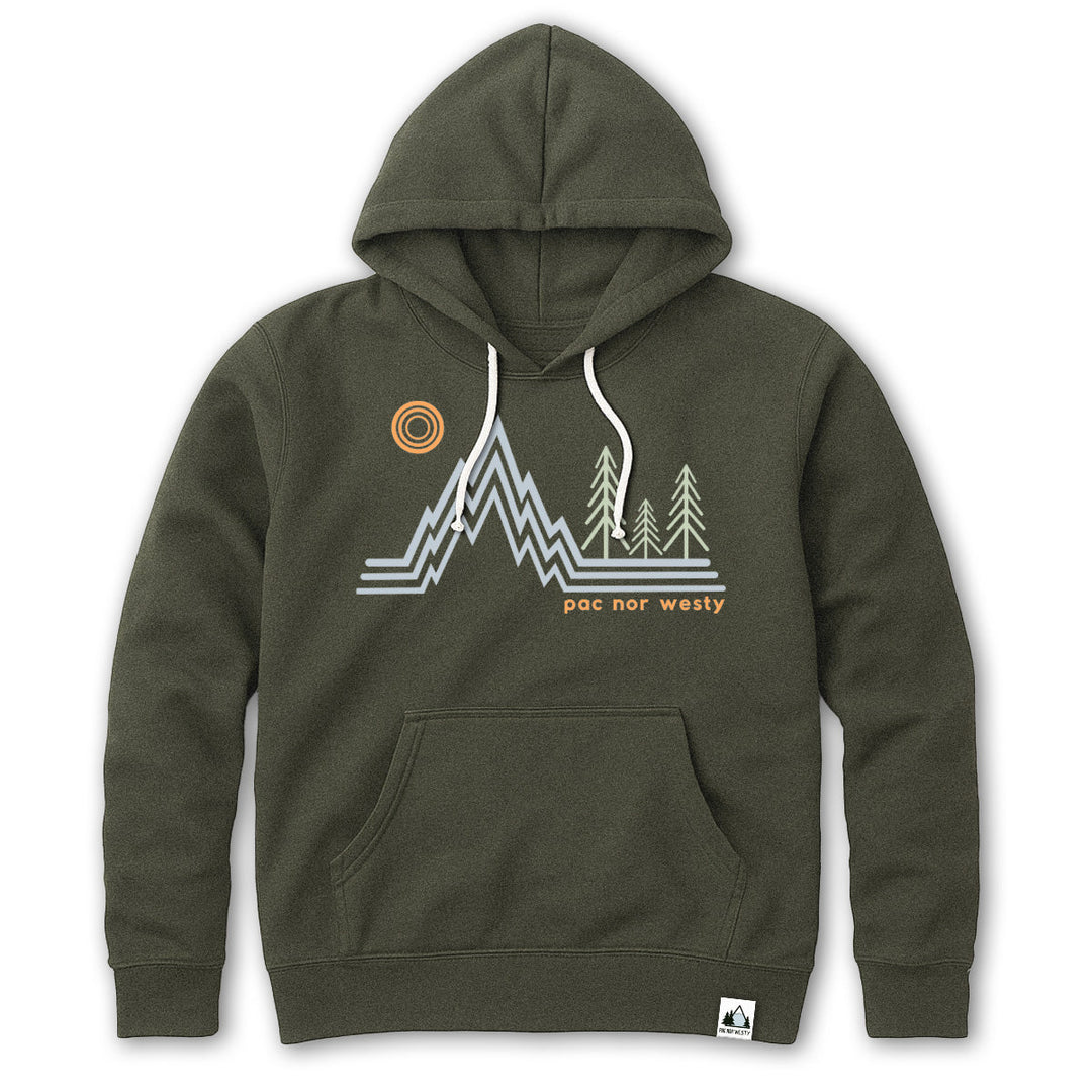 PNW Tree Line Hoodie - Pac Nor Westy - 