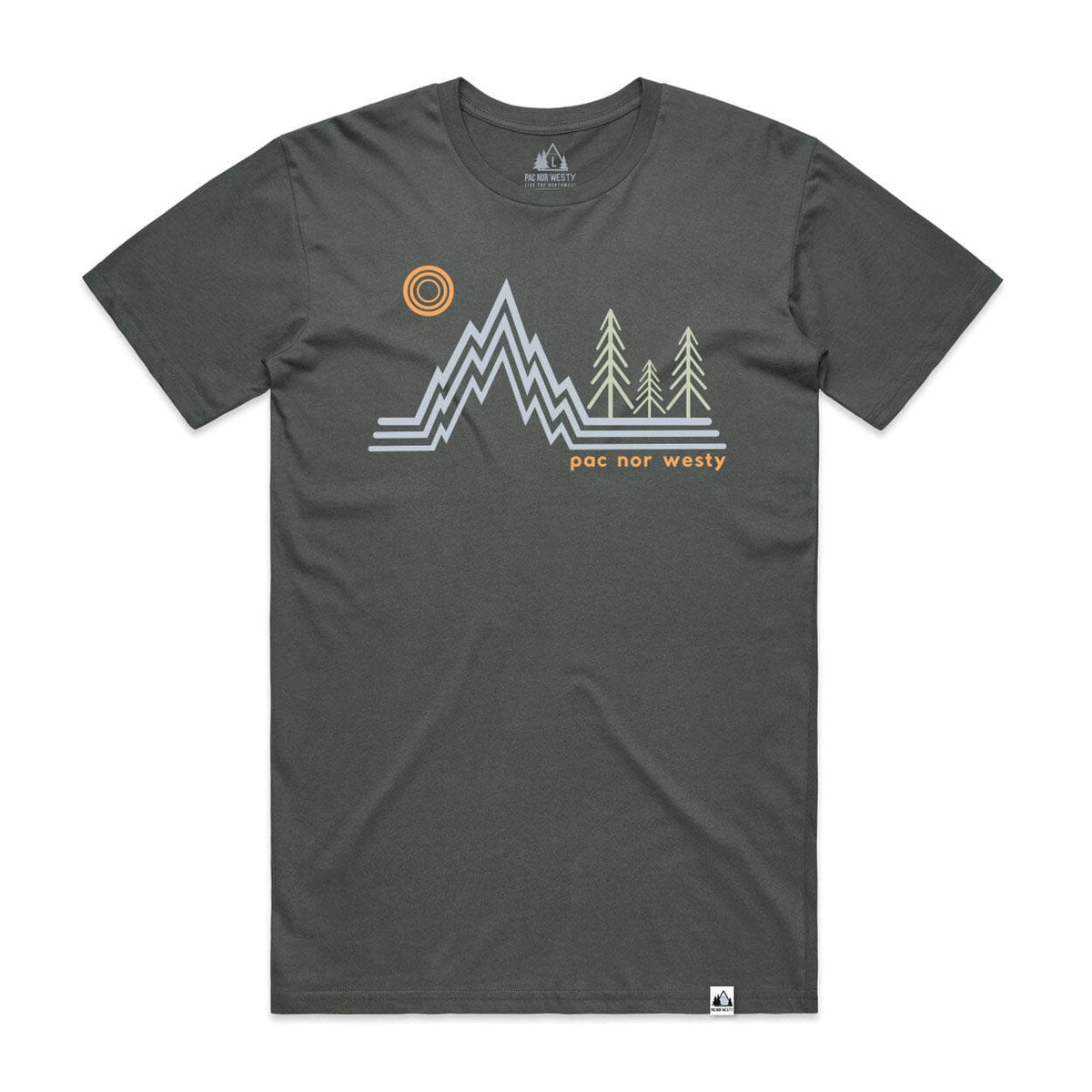 PNW Tree Line Tee - Pac Nor Westy - 