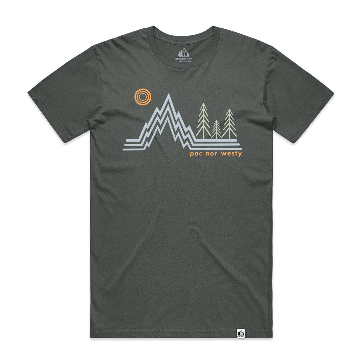 PNW Tree Line Tee - Pac Nor Westy - 