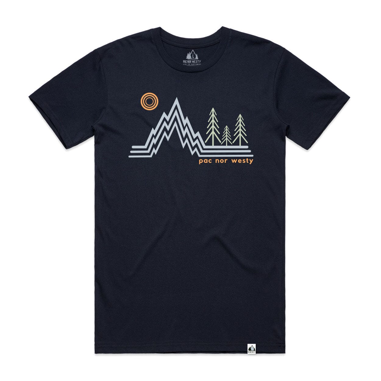 PNW Tree Line Tee - Pac Nor Westy - 