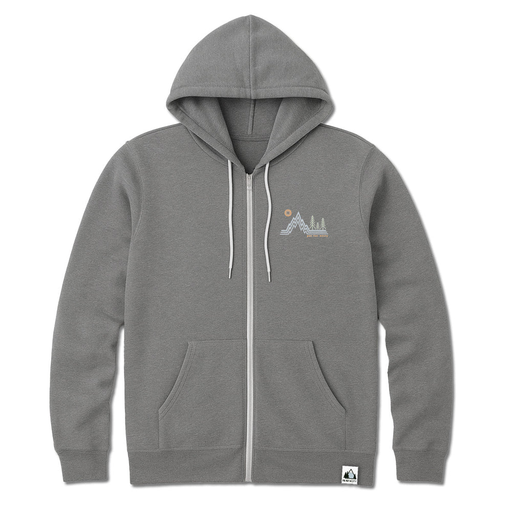 PNW Tree Line Zip Hoodie - Pac Nor Westy - 