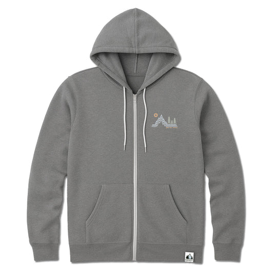 PNW Tree Line Zip Hoodie - Pac Nor Westy - 