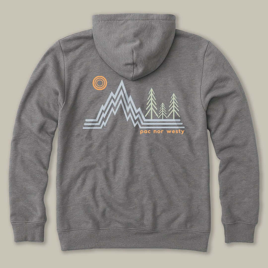 PNW Tree Line Zip Hoodie - Pac Nor Westy - 