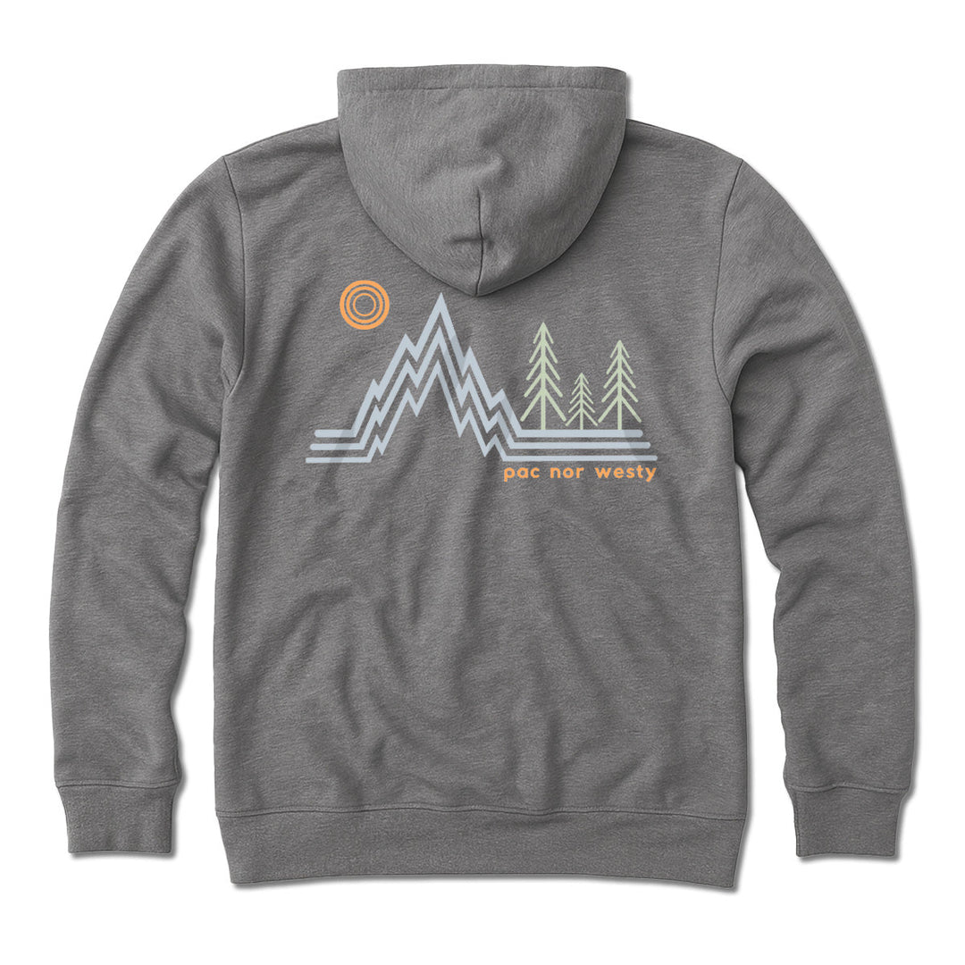 PNW Tree Line Zip Hoodie - Pac Nor Westy - 