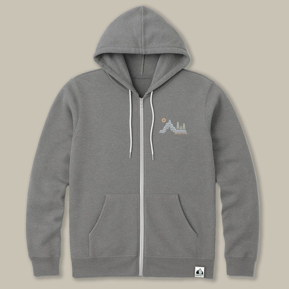 PNW Tree Line Zip Hoodie - Pac Nor Westy - 