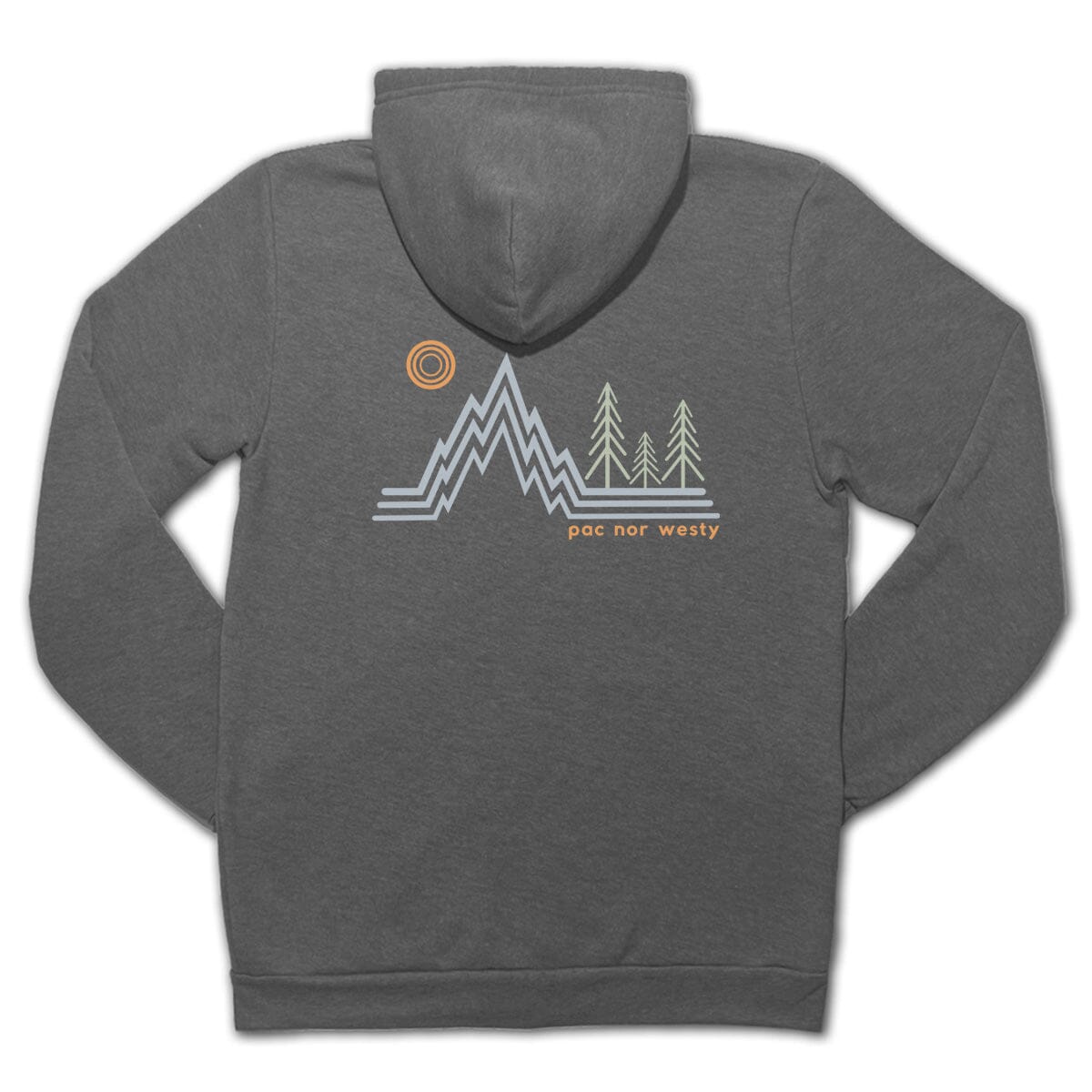PNW Tree Line Zip Hoodie - Pac Nor Westy - 