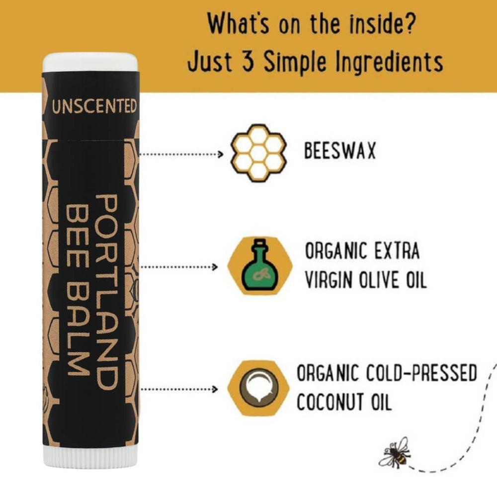PNW Unscented Lip Balm - Portland Bee Co. - Pac Nor Westy - 