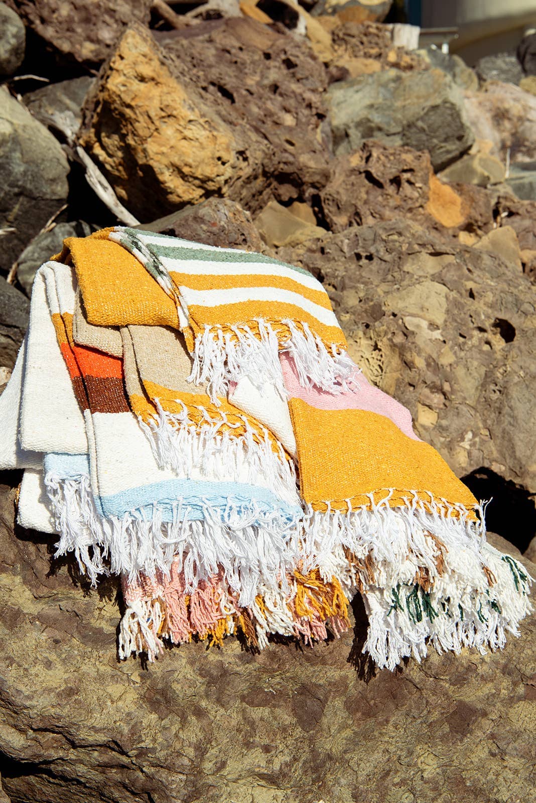 PNW Vintage Desert Recycled Beach Blanket - Pac Nor Westy - 