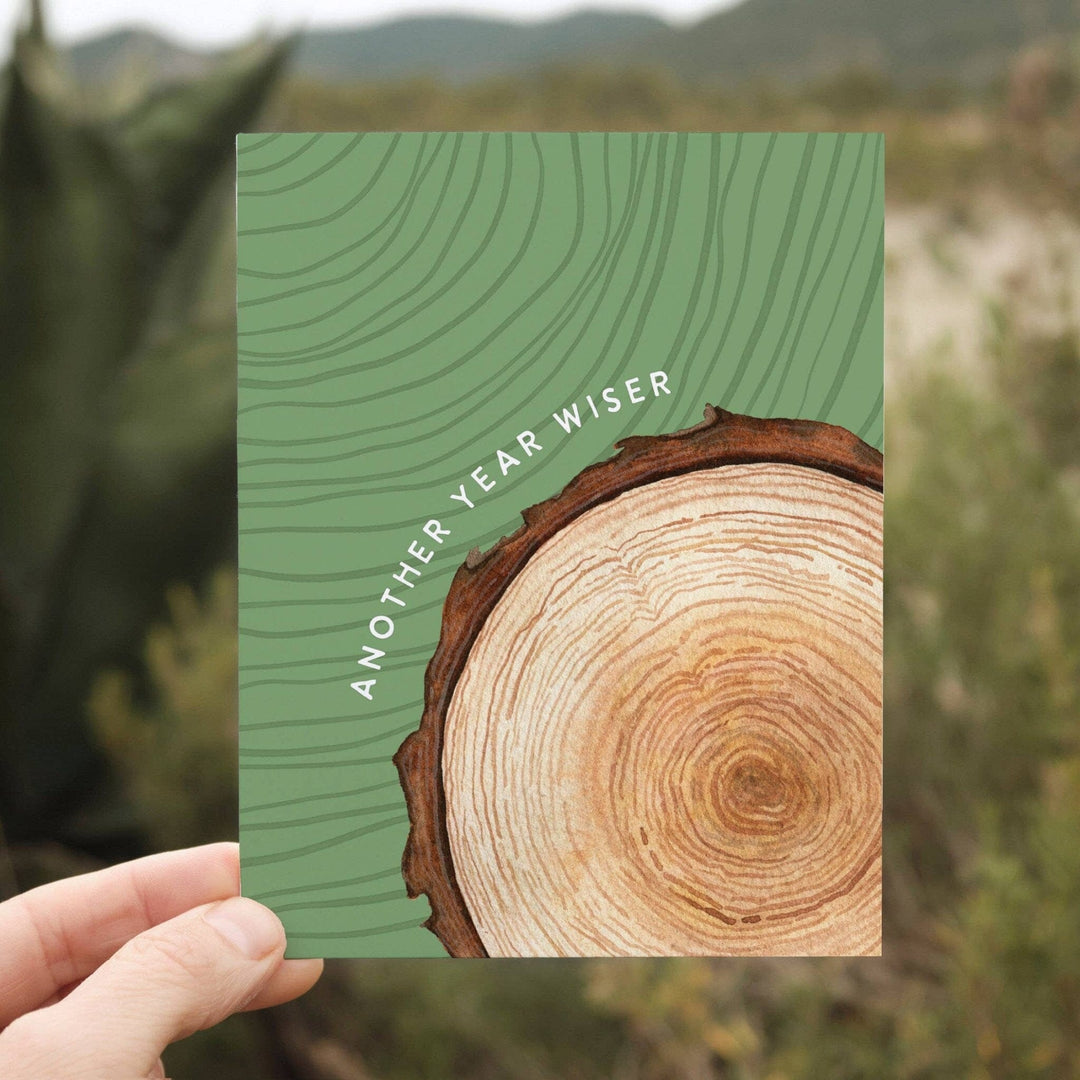 PNW Wiser Tree Ring Birthday Card - Pac Nor Westy - 