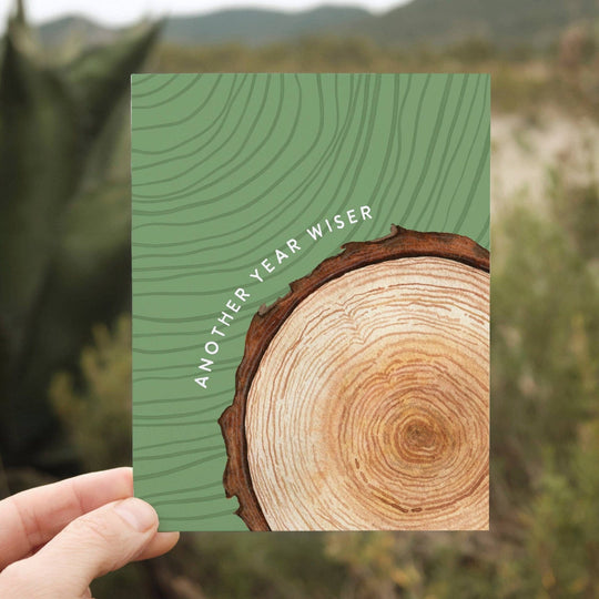 PNW Wiser Tree Ring Birthday Card - Pac Nor Westy - 