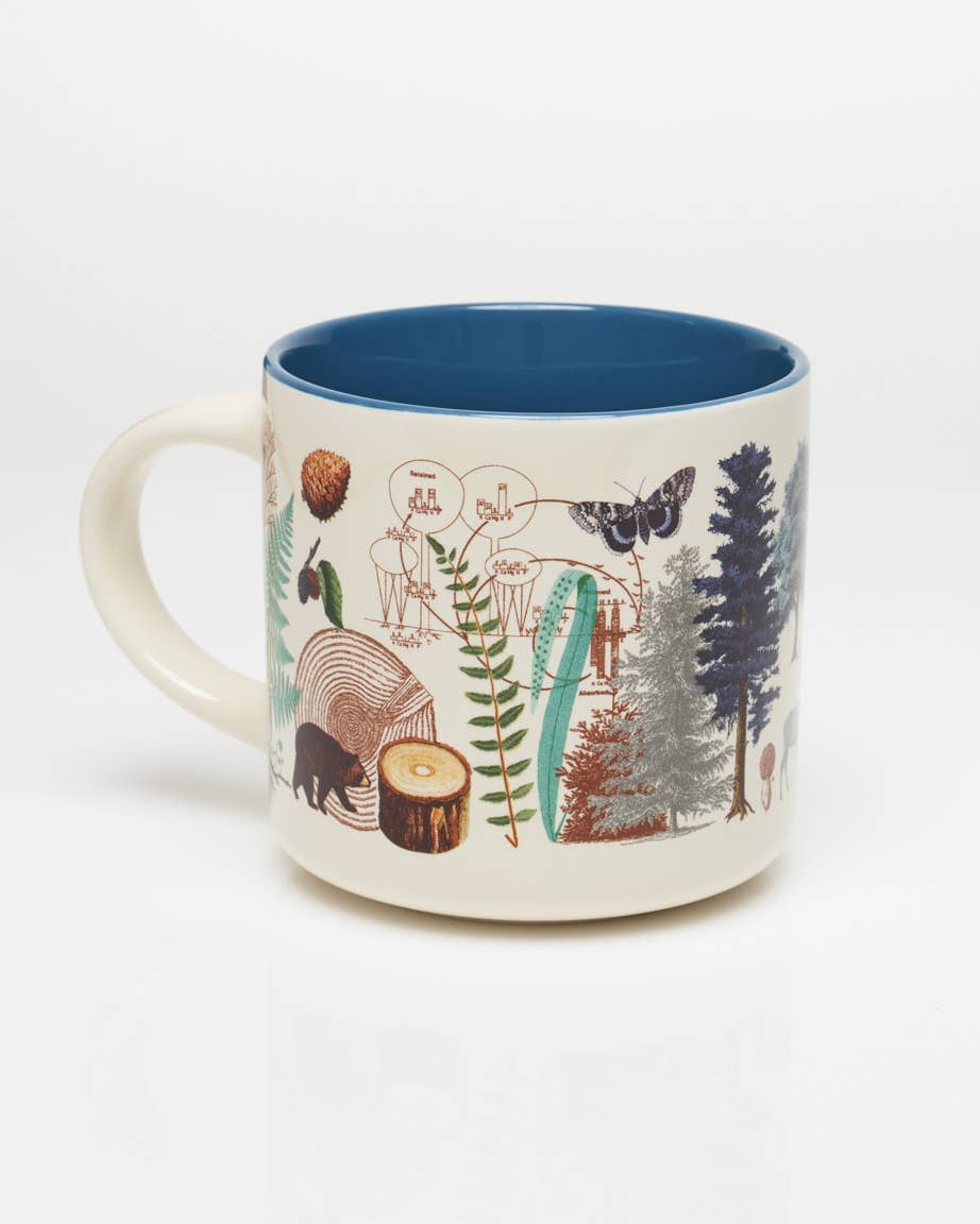 PNW Woodland Forest Ceramic Mug - Pac Nor Westy - 