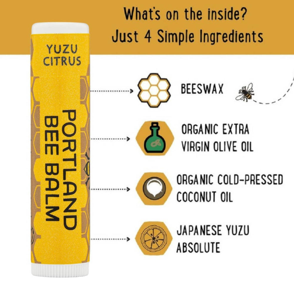 PNW Yuzu Citrus Lip Balm - Portland Bee Co. - Pac Nor Westy - 