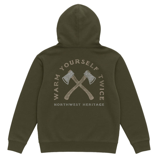 Warm Yourself Twice Cotton Hoodie