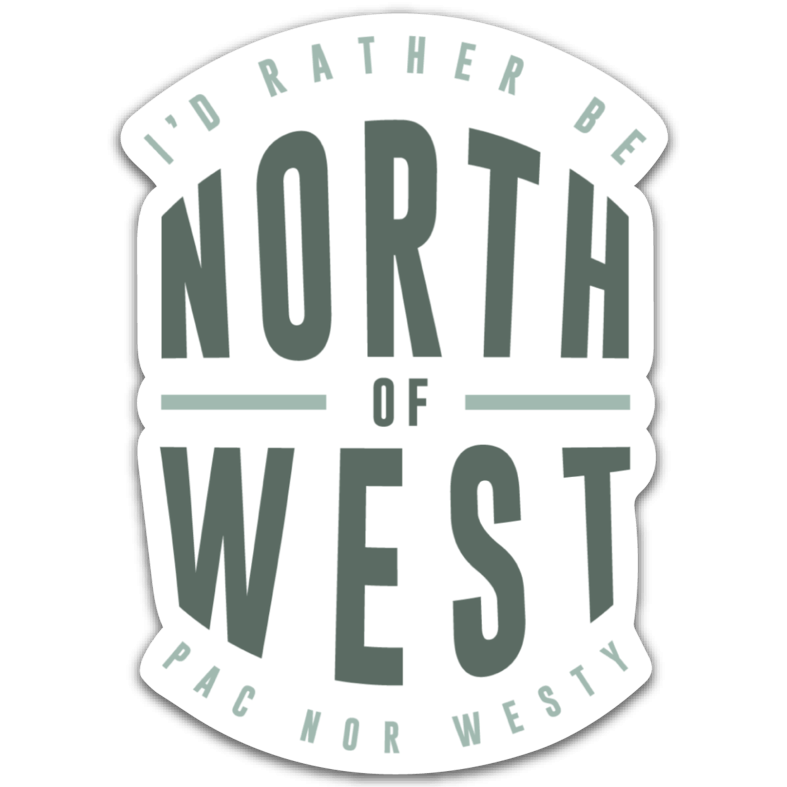 North of West Sticker