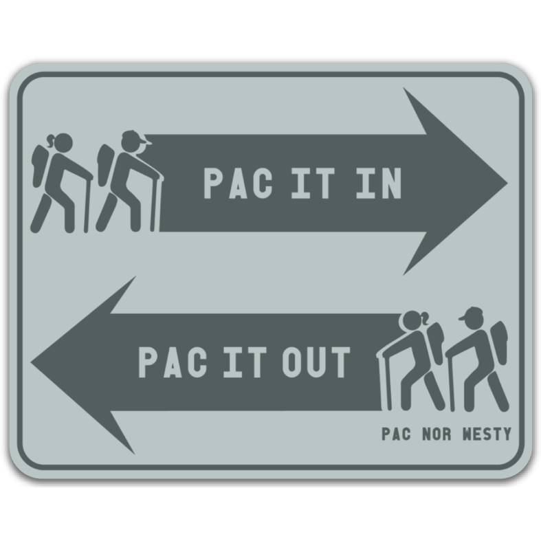 Pac It Out Sticker